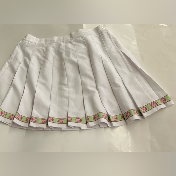 New White Lilly Pulitzer Tennis Skirt sz 14 Pleated Ladybugs Pickleball Summer - Picture 2 of 16